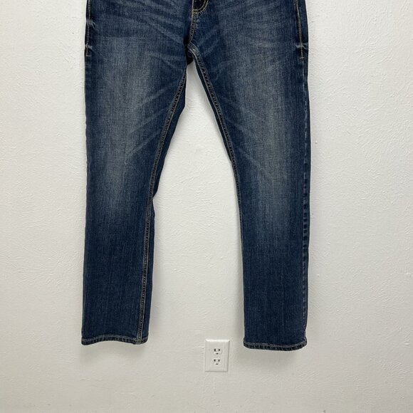 Wrangler Retro Slim Boot Cut Jeans Mens Size 31x32 (31X31) Blue Western Denim - Picture 3 of 12